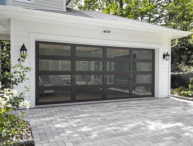 Wallingford Garage Door Repair design specialist presenting custom garage door options to Wallingford homeowner
