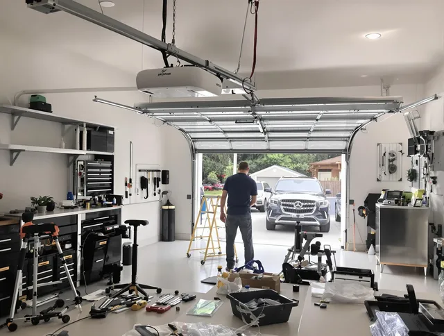 Garage door opener installation by Wallingford Garage Door Repair in Wallingford
