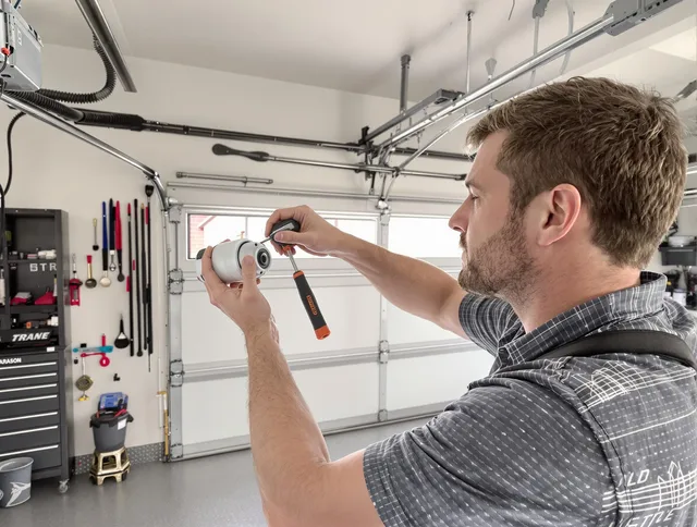 Garage door opener repair service by Wallingford Garage Door Repair in Wallingford