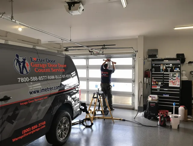 Wallingford Garage Door Repair team performing same-day garage door repair in Wallingford